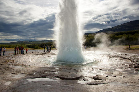 冰岛的geysir