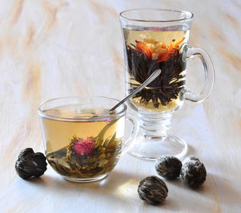 绿茶和红茶图片
