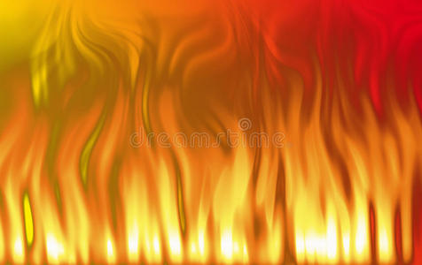 火焰背景的抽象火焰