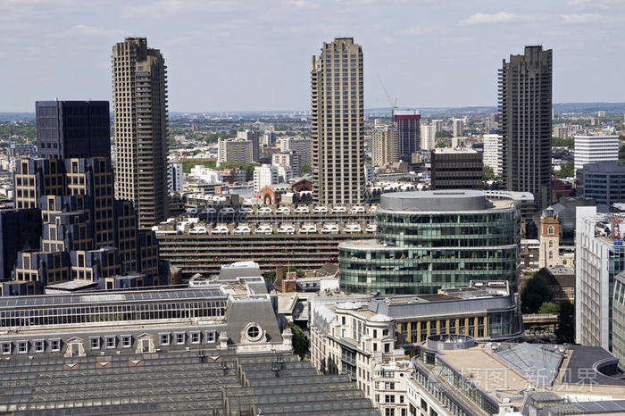 伦敦英国欧洲的现代建筑