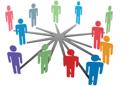 人际关系网络图片