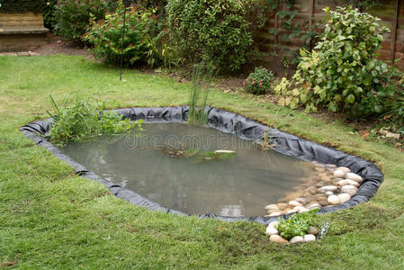 做一个花园池塘