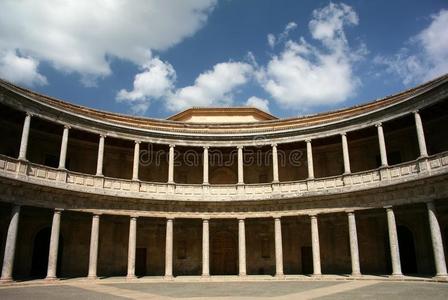 格拉纳达，卡洛诉宫殿，阿尔罕布拉，西班牙