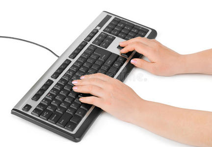电脑键盘和手