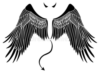 恶魔之角魔鬼之翼照片