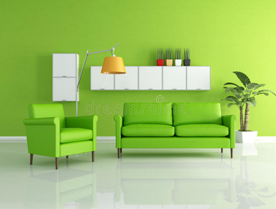 绿色休息室