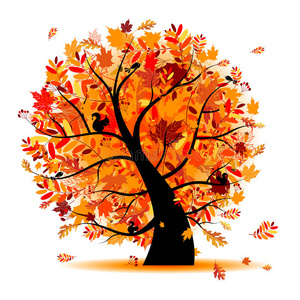 为您设计美丽的秋树