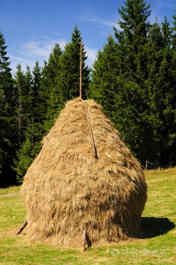 罗马尼亚传统干草堆