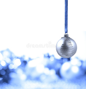银色圣诞球