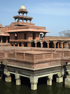 印度阿格拉附近的fatehpur sikri。