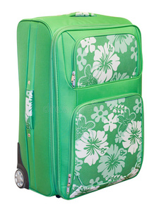 绿色旅行箱