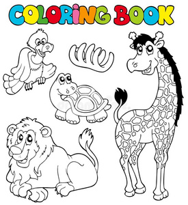 热带动物着色书2