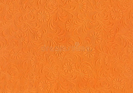 浮雕橙色纸板