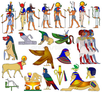 古埃及的各种主题
