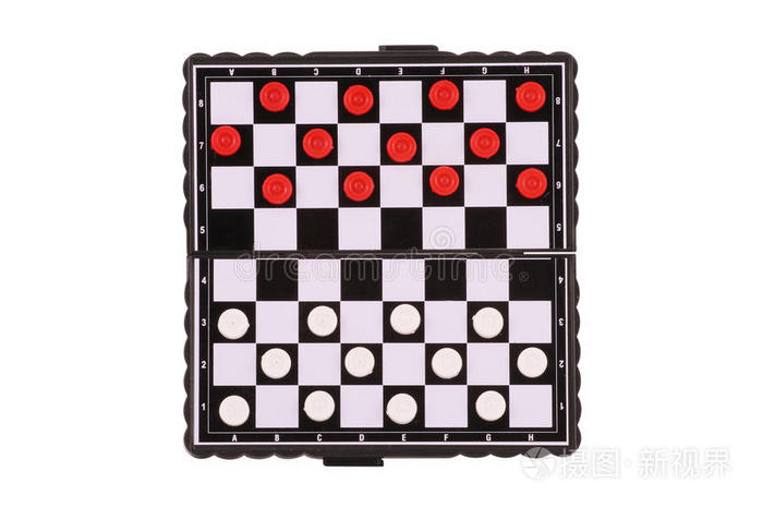 国际跳棋简笔画图片