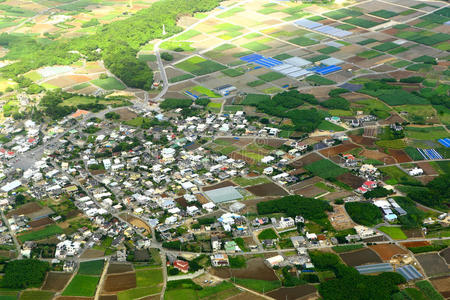 城市 屋顶 农场 森林 房地产 真实的 飞机 房子 土地