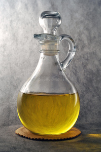 灰底橄榄油瓶