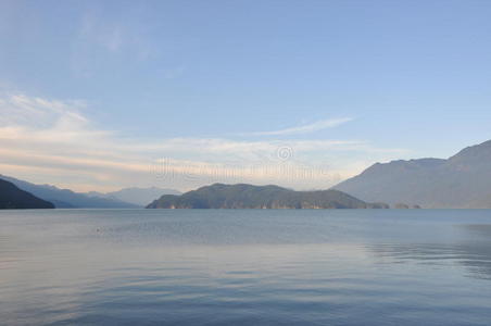 著名的哈里森温泉湖景