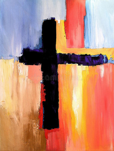 现代抽象艺术与十字架