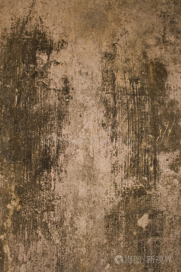 灰黑色老石膏墙