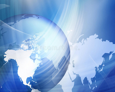 蓝色新闻摘要背景照片