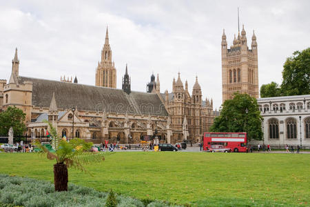 议会广场。英国伦敦