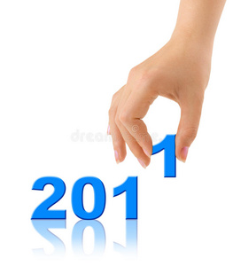数字2011和手