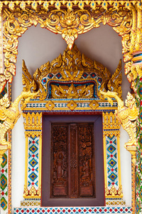 泰国画马赛克窗框