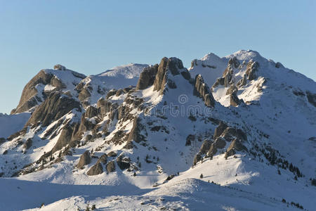 冬季山地景观