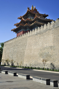 北京故宫城楼图片
