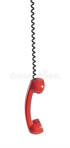 红色电话接收器图片