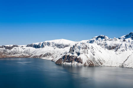 火山口湖图片