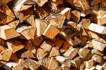 一堆木柴背景