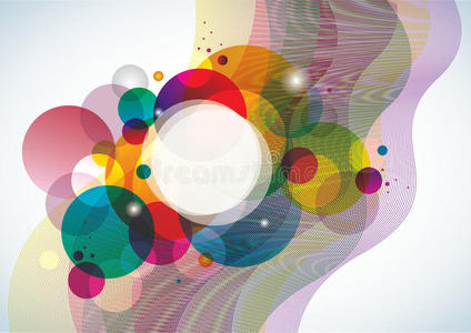 曲线 作文 圆圈 颜色 插图 复制 艺术 横幅 商业 抽象