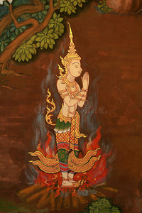 泰国壁画佛寺图片