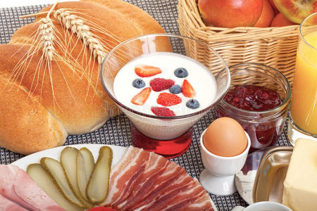 欧式早餐图片