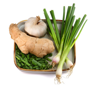 葱,蒜,姜照片
