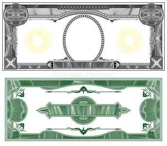 100美元钞票清除100美元钞票模板和元素美元在口袋里的钞票美元在黑色