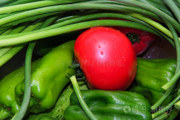 红绿蔬菜