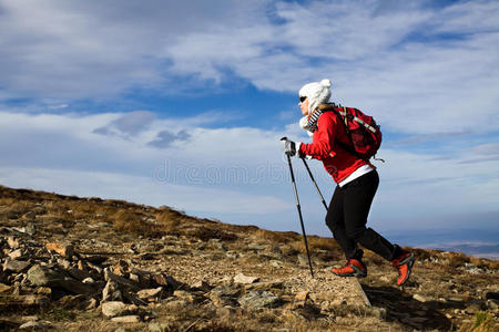 登山妇女