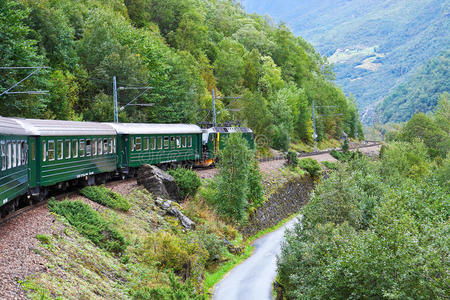 乘火车穿越斯堪的纳维亚山脉