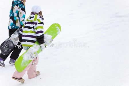 两个滑雪板