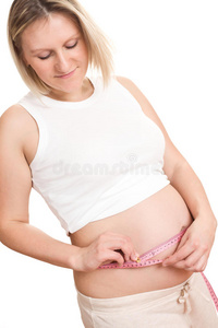 孕妇量肚子