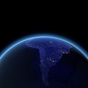 南美夜景图片