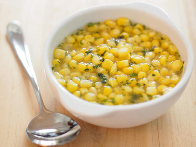 玉米浓汤图片