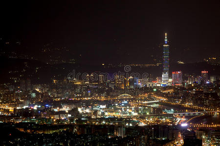 台湾台北市夜景