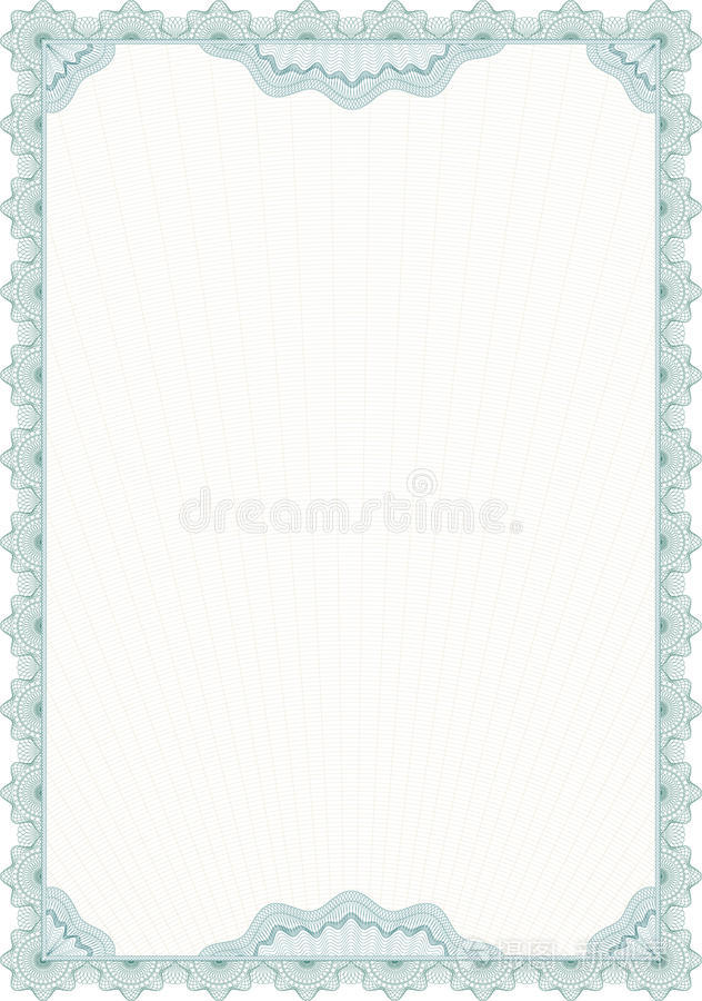 吉洛克式毕业证书空白表