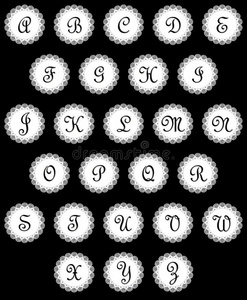 复古首字母,花押字照片