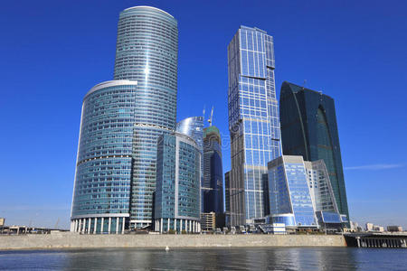 莫斯科商业中心全景。莫斯科