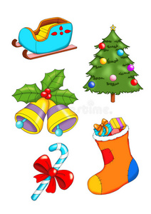 卡通滑道圣诞套装2照片